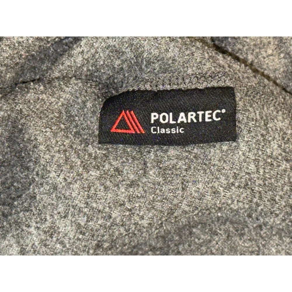 The North Face TKA 100 Glacier Quarter Zip Fleece Pullover Gray Mens Large AJHP